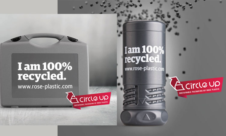 From waste to value – Recycling packaging from rose plastic